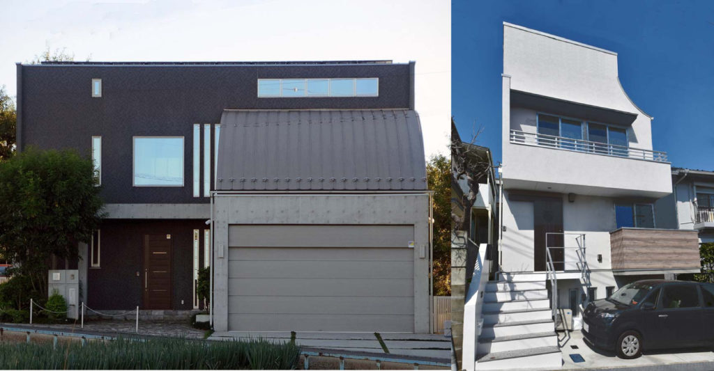 神奈川で建てた、RCと木造の混構造住宅の外観画像